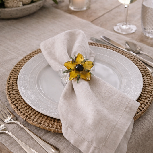 Floral Napkin Ring