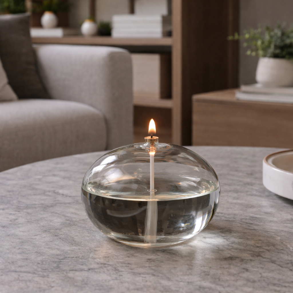 Aqua candle