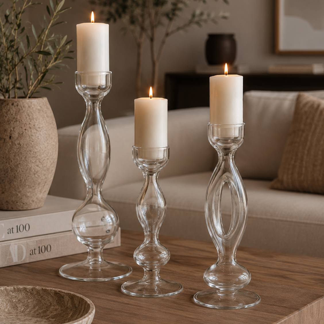 Murano Candle Holder