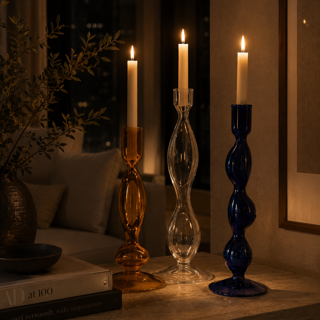 Murano Candle Holder